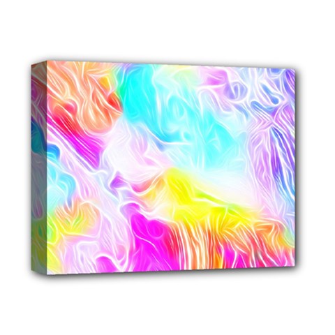 Background-drips-fluid-colorful Deluxe Canvas 14  X 11  (stretched) by Jancukart