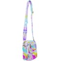 Background-drips-fluid-colorful Shoulder Strap Belt Bag View1