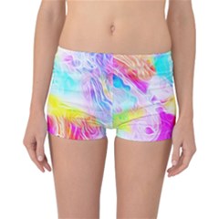 Background-drips-fluid-colorful Reversible Boyleg Bikini Bottoms