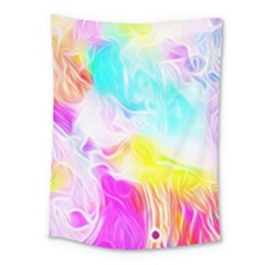 Background-drips-fluid-colorful Medium Tapestry