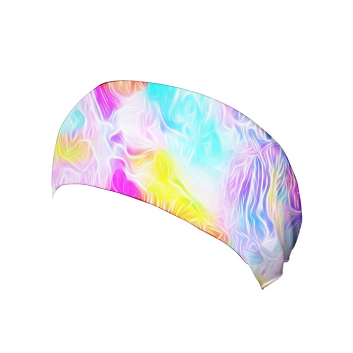 Background-drips-fluid-colorful Yoga Headband