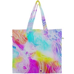 Background-drips-fluid-colorful Canvas Travel Bag