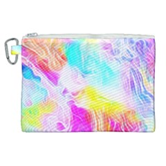 Background-drips-fluid-colorful Canvas Cosmetic Bag (xl)