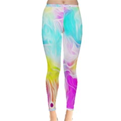 Background-drips-fluid-colorful Inside Out Leggings