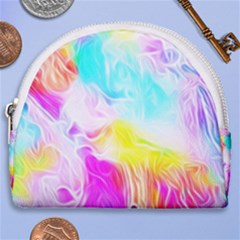 Background-drips-fluid-colorful Horseshoe Style Canvas Pouch