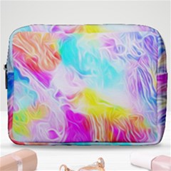 Background-drips-fluid-colorful Make Up Pouch (large)