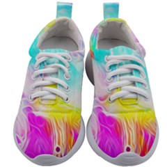 Background-drips-fluid-colorful Kids Athletic Shoes