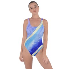 Painting-abstract-blue-pink-spots Bring Sexy Back Swimsuit