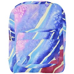 Painting-abstract-blue-pink-spots Full Print Backpack