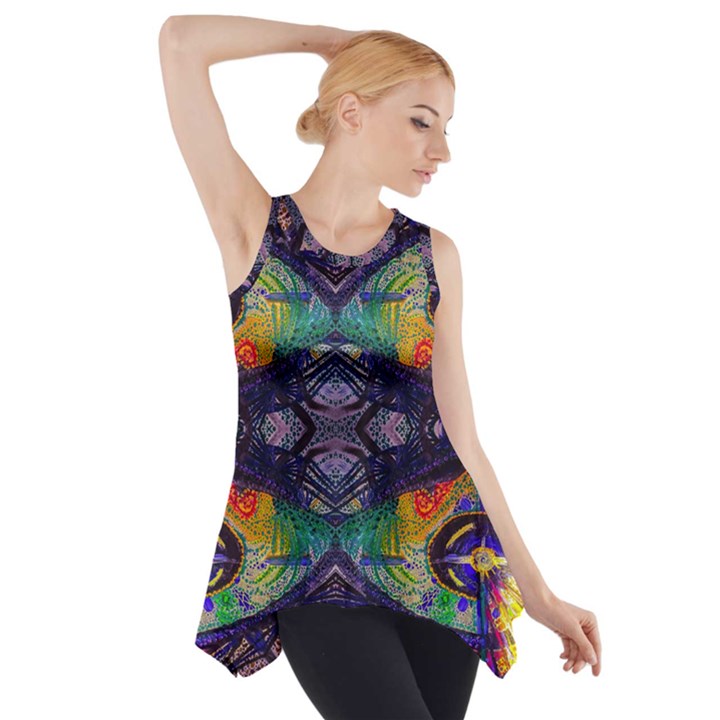 Phronesis-awareness-philosophy Side Drop Tank Tunic