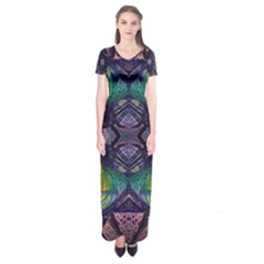 Phronesis-awareness-philosophy Short Sleeve Maxi Dress