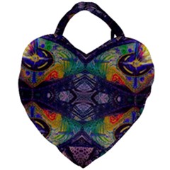 Phronesis-awareness-philosophy Giant Heart Shaped Tote by Jancukart