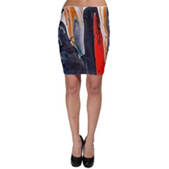 Art-modern-painting-background Bodycon Skirt