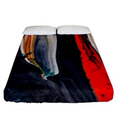 Art-modern-painting-background Fitted Sheet (king Size)