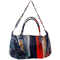 Art-modern-painting-background Removal Strap Handbag by Jancukart