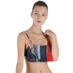 Art-modern-painting-background Layered Top Bikini Top  by Jancukart