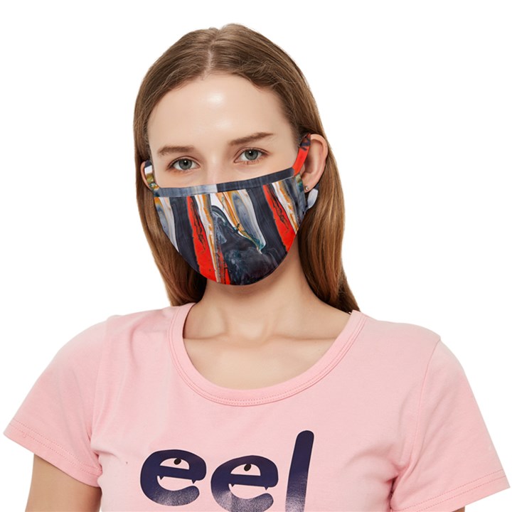 Art-modern-painting-background Crease Cloth Face Mask (Adult)