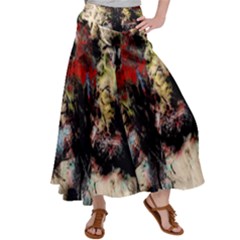 Ara-bird-parrot-animal-art Satin Palazzo Pants