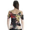 Ara-bird-parrot-animal-art Butterfly Sleeve Cutout Tee  View2