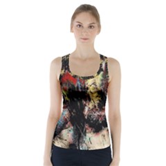 Ara-bird-parrot-animal-art Racer Back Sports Top