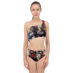 Ara-bird-parrot-animal-art Spliced Up Two Piece Swimsuit