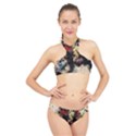 Ara-bird-parrot-animal-art High Neck Bikini Set View1