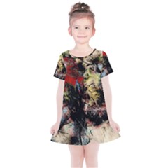 Ara-bird-parrot-animal-art Kids  Simple Cotton Dress