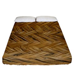 Esparto-tissue-braided-texture Fitted Sheet (king Size)