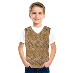 Esparto-tissue-braided-texture Kids  Basketball Tank Top