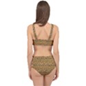 Esparto-tissue-braided-texture Cage Up Bikini Set View2