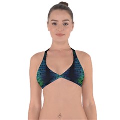 Technology-artificial-intelligence Halter Neck Bikini Top