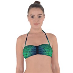 Technology-artificial-intelligence Halter Bandeau Bikini Top