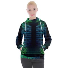 Technology-artificial-intelligence Women s Hooded Pullover by Jancukart