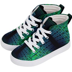 Technology-artificial-intelligence Kids  Hi-top Skate Sneakers by Jancukart