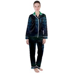 Technology-artificial-intelligence Satin Long Sleeve Pajamas Set by Jancukart