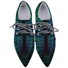 Technology-artificial-intelligence Pointed Oxford Shoes