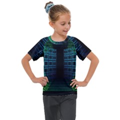 Technology-artificial-intelligence Kids  Mesh Piece Tee