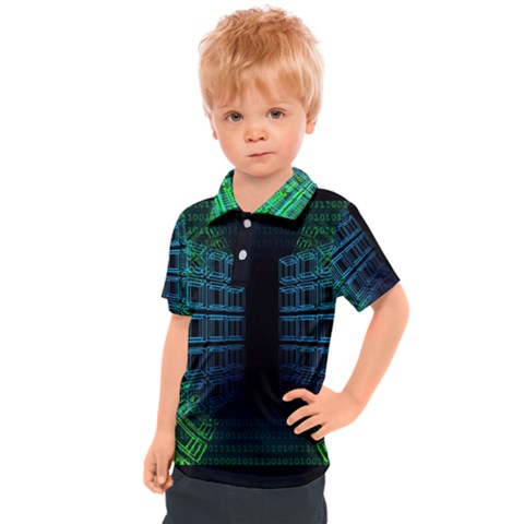 Technology-artificial-intelligence Kids  Polo Tee by Jancukart