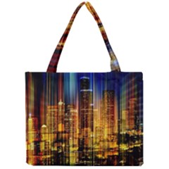 Skyline-light-rays-gloss-upgrade Mini Tote Bag by Jancukart