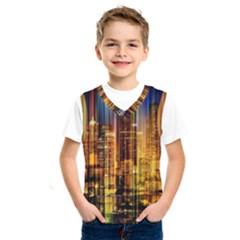 Skyline-light-rays-gloss-upgrade Kids  Basketball Tank Top