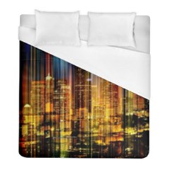 Skyline-light-rays-gloss-upgrade Duvet Cover (full/ Double Size)