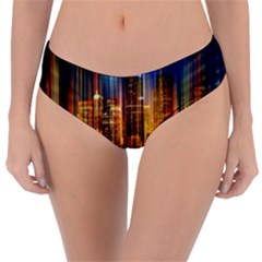 Skyline-light-rays-gloss-upgrade Reversible Classic Bikini Bottoms by Jancukart