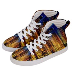 Skyline-light-rays-gloss-upgrade Women s Hi-top Skate Sneakers by Jancukart