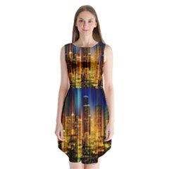 Skyline-light-rays-gloss-upgrade Sleeveless Chiffon Dress  