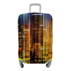 Skyline-light-rays-gloss-upgrade Luggage Cover (small) by Jancukart