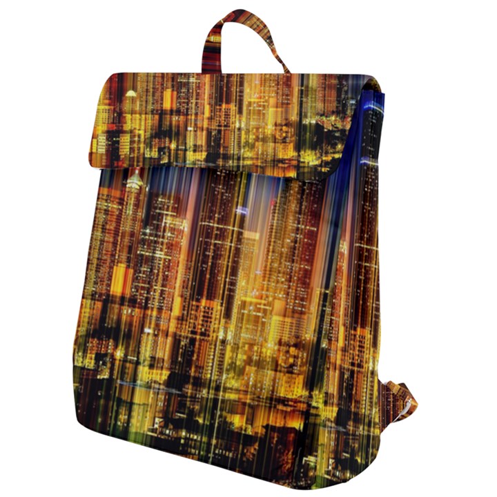 Skyline-light-rays-gloss-upgrade Flap Top Backpack