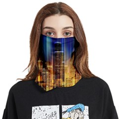 Skyline-light-rays-gloss-upgrade Face Covering Bandana (two Sides)