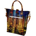 Skyline-light-rays-gloss-upgrade Buckle Top Tote Bag View2