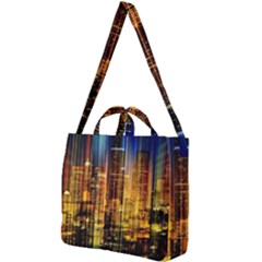 Skyline-light-rays-gloss-upgrade Square Shoulder Tote Bag by Jancukart