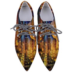 Skyline-light-rays-gloss-upgrade Pointed Oxford Shoes by Jancukart